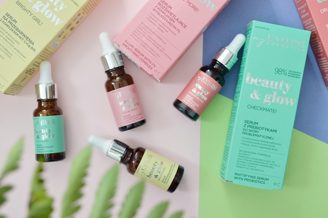 eveline beauty&glow kosmetyki serum do twarzy puderek.com.pl